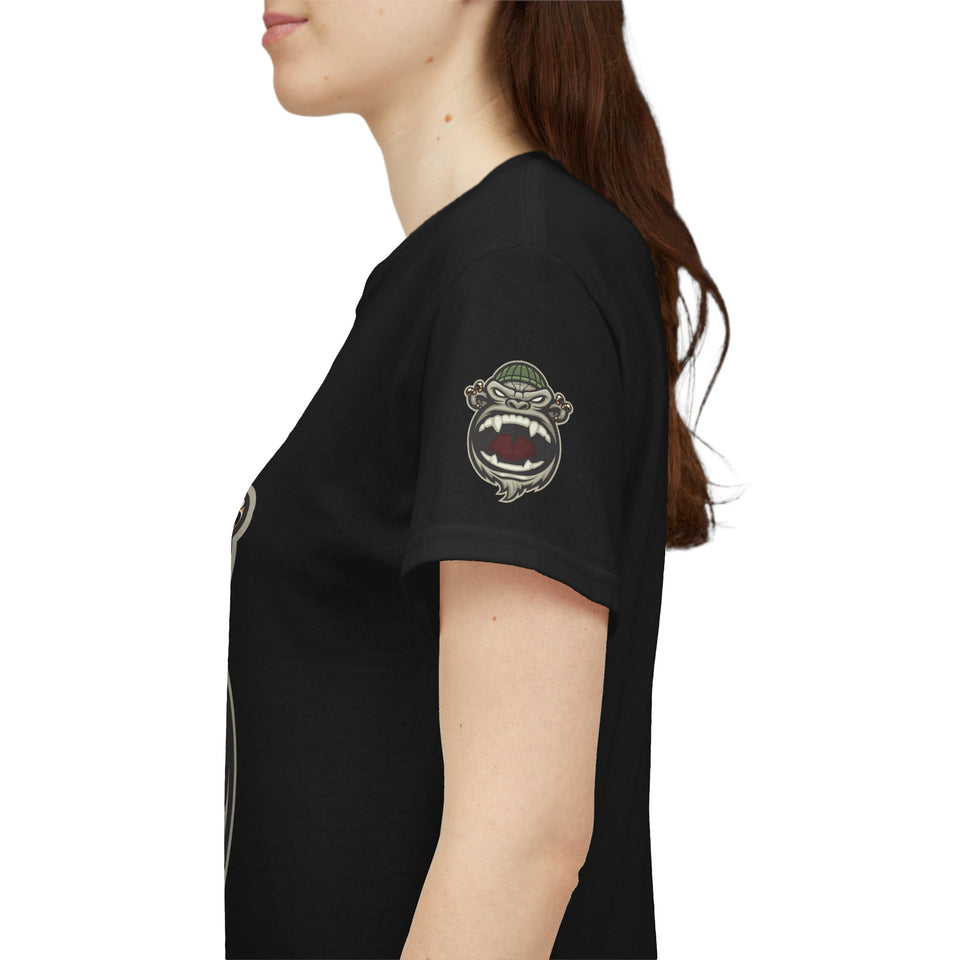 Unisex Heavy Cotton Tee - Fierce Gorilla Graphic T-Shirt