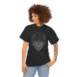 Edgy Skull Graphic Unisex Heavy Cotton Tee - Urban Streetwear Style