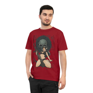 Rebellious Skull Graphic Unisex T-Shirt | Bold Yellow Design | Perfect for Edgy Casual Wear