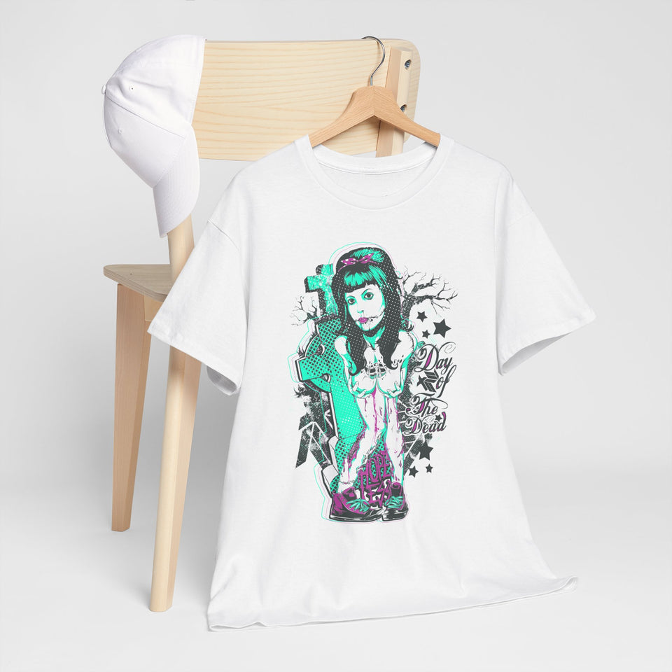 Gothic Graphic T-Shirt - Day of the Dead Design