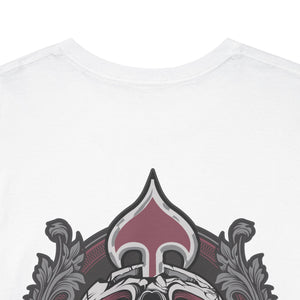 Edgy Skull Graphic Unisex Heavy Cotton Tee - Urban Streetwear Style