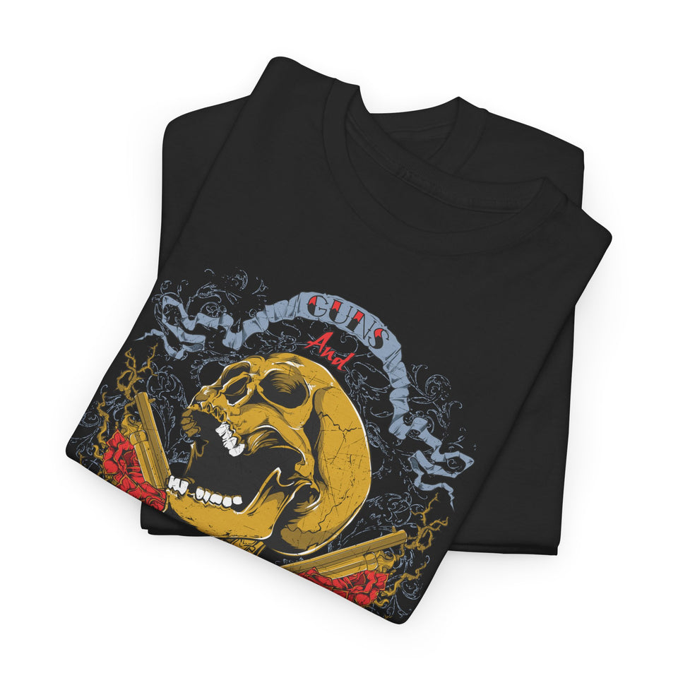 Vintage Skull Graphic Unisex Heavy Cotton Tee
