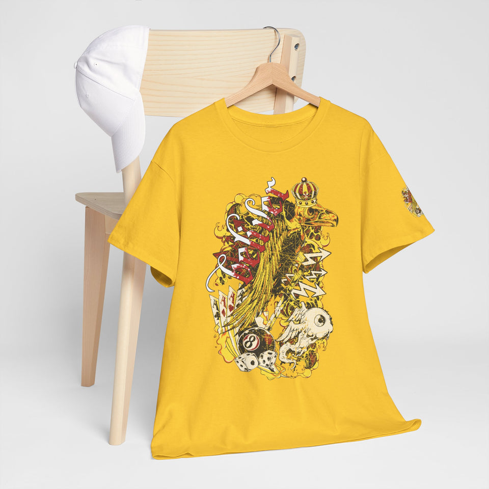 Unisex Heavy Cotton Tee - Vintage Art Graphic T-Shirt