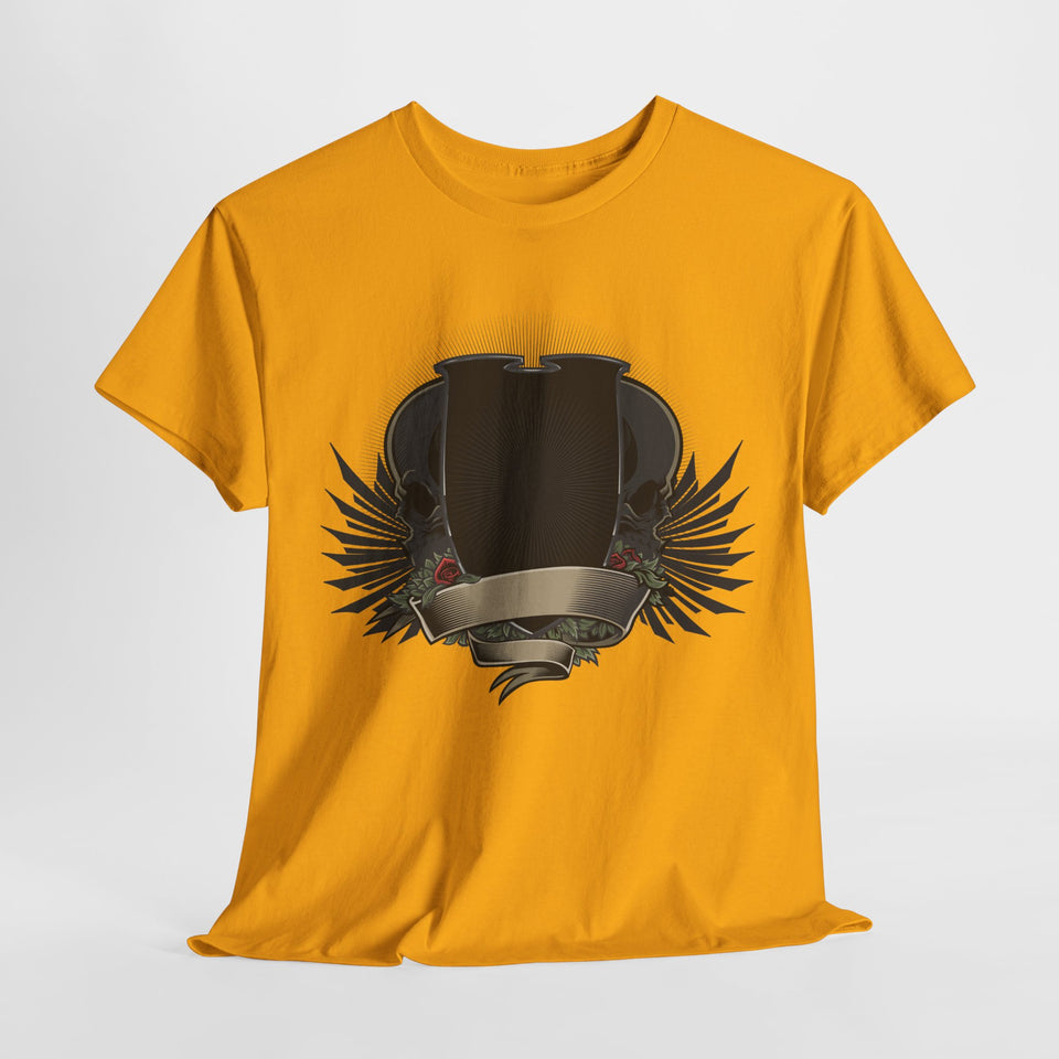 Vintage-Inspired Unisex Heavy Cotton Tee with Bold Graphic Design