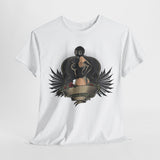 Gothic Style Unisex Heavy Cotton Tee - Unique Art Design with Vintage Vibe