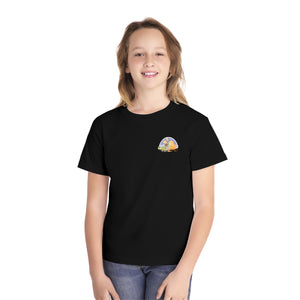 Youth Midweight Tee - Fun Dinosaur Graphic Tee for Kids