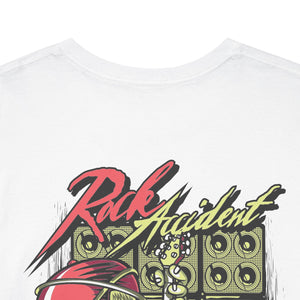 Vibrant Urban Art Unisex Heavy Cotton Tee – Street Style Graphic T-Shirt with Speaker Design