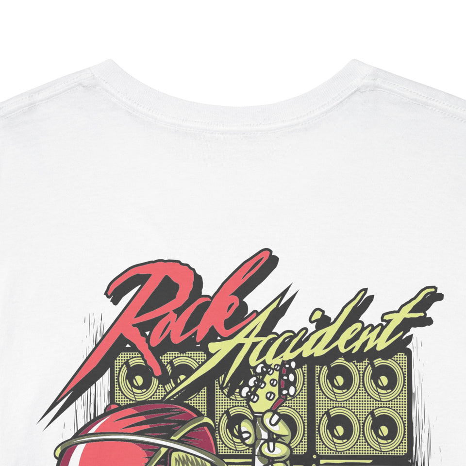 Vibrant Urban Art Unisex Heavy Cotton Tee – Street Style Graphic T-Shirt with Speaker Design