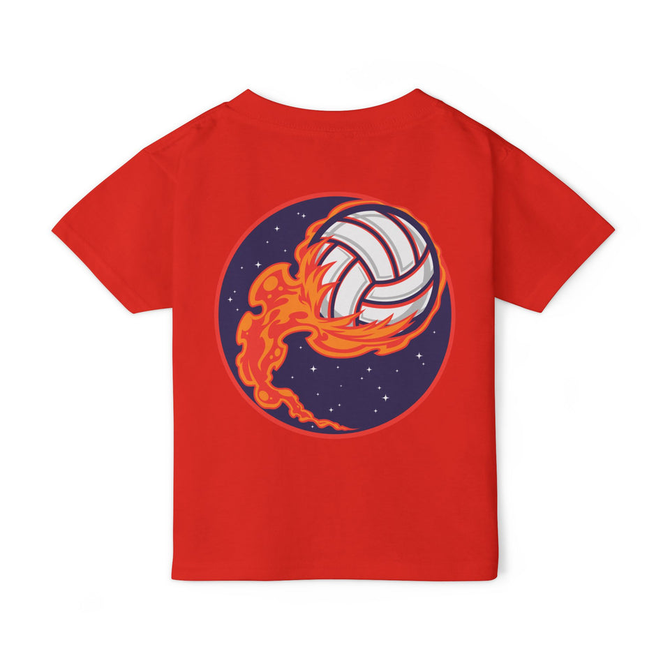 Fun Monster & Volleyball Toddler T-shirt - Playful Design for Little Adventurers