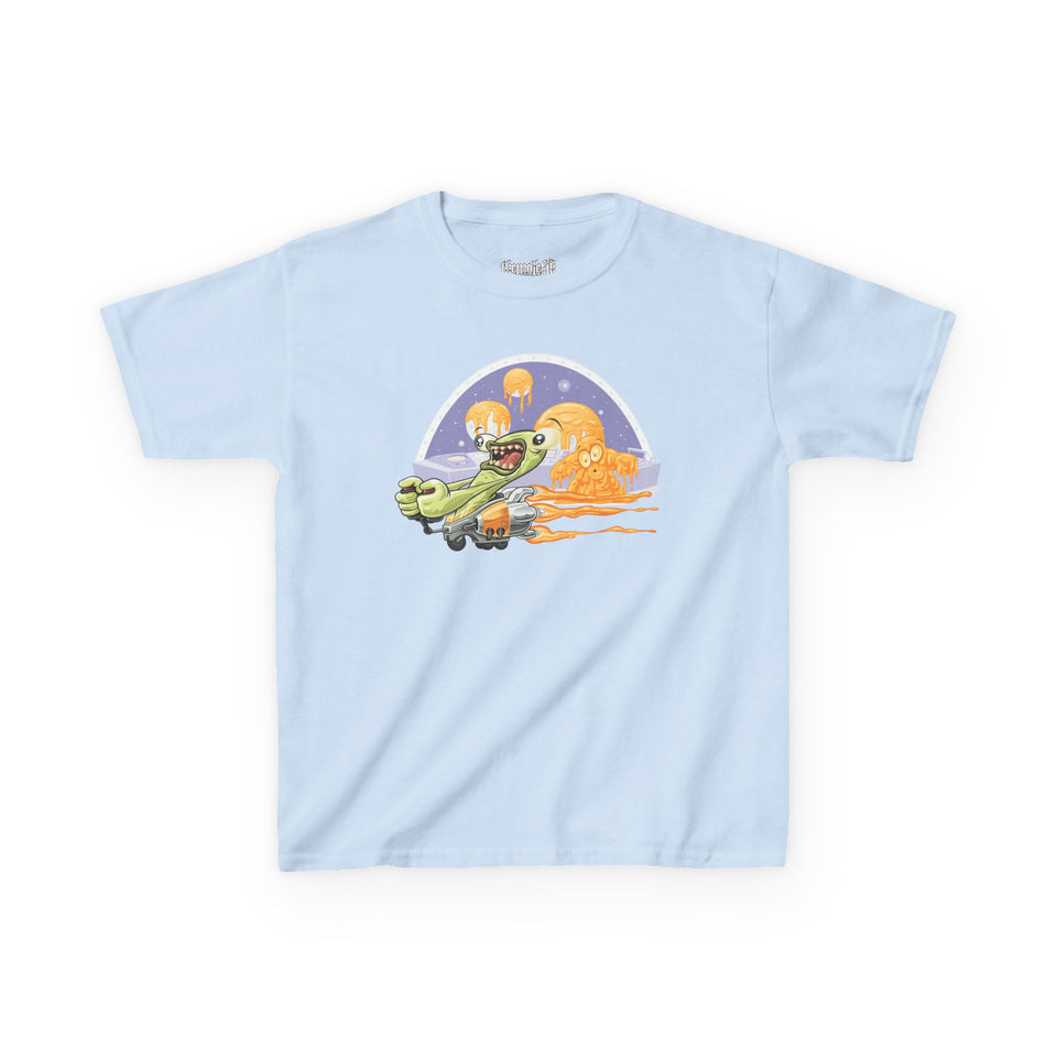 Kids Fun Adventure Tee - Cute Airplane and Monster Design