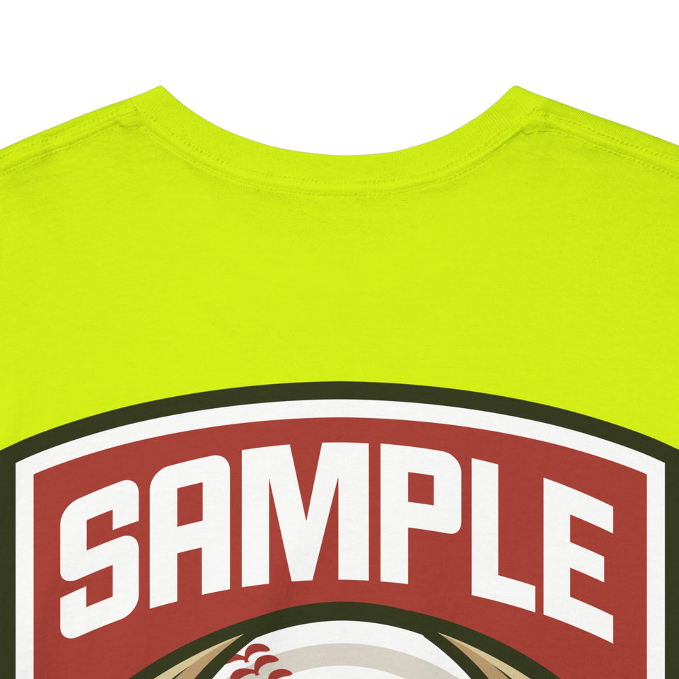 Unisex Heavy Cotton Tee - Eagle Baseball Graphic T-Shirt