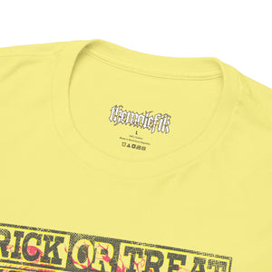 Trick or Treat Graphic Tee - Unisex Heavy Cotton T-Shirt