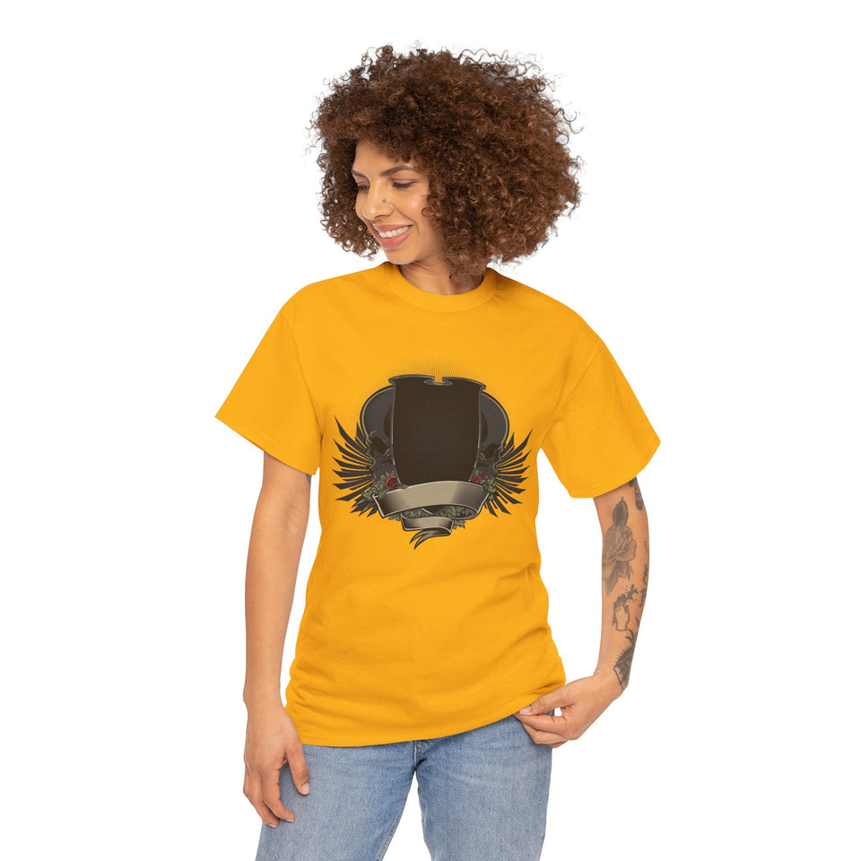 Vintage-Inspired Unisex Heavy Cotton Tee with Bold Graphic Design