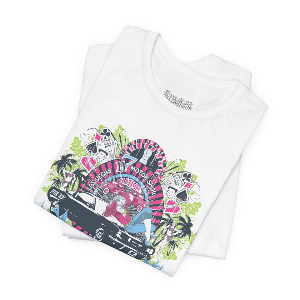 Retro Vibes Unisex Jersey Tee - Beach Cruiser Graphic