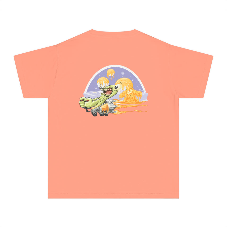 Youth Midweight Tee - Fun Dinosaur Graphic Tee for Kids
