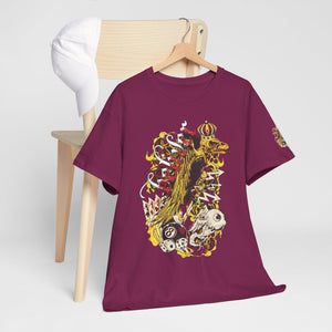 Unisex Heavy Cotton Tee - Vintage Art Graphic T-Shirt