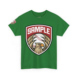 Unisex Heavy Cotton Tee - Eagle Baseball Graphic Design Shirt
