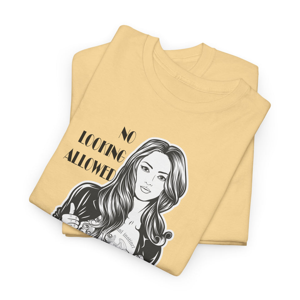 No Judging Allowed Unisex Heavy Cotton Tee