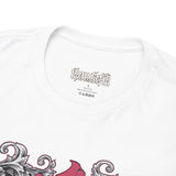 Gothic Graphic Unisex Heavy Cotton Tee - Vintage Style Horror Art
