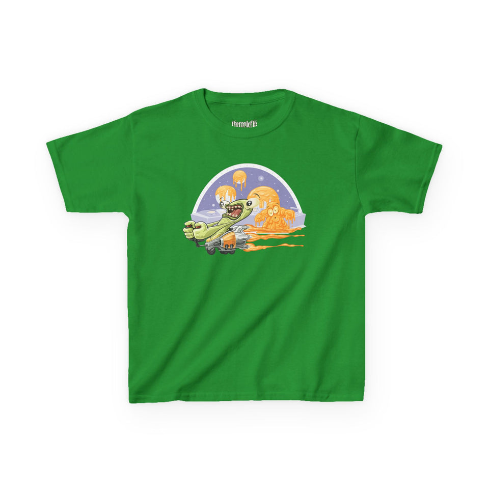 Kids Fun Adventure Tee - Cute Airplane and Monster Design