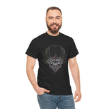 Edgy Skull Graphic Unisex Heavy Cotton Tee - Urban Streetwear Style