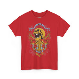 Vintage Skull Graphic Unisex Heavy Cotton Tee