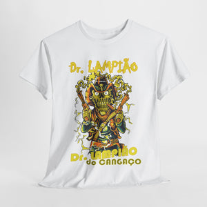 Dr. Lampião Unisex Heavy Cotton Tee | Bold Graphic Tee for Festivals & Everyday Wear