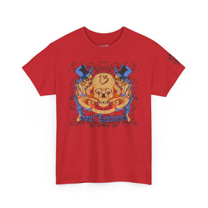 Vintage Graphic Unisex Heavy Cotton Tee - Edgy Retro Art Style