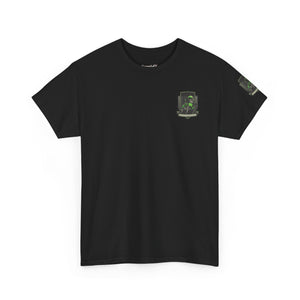 Cool Black Unisex Heavy Cotton Tee with Graphic Design