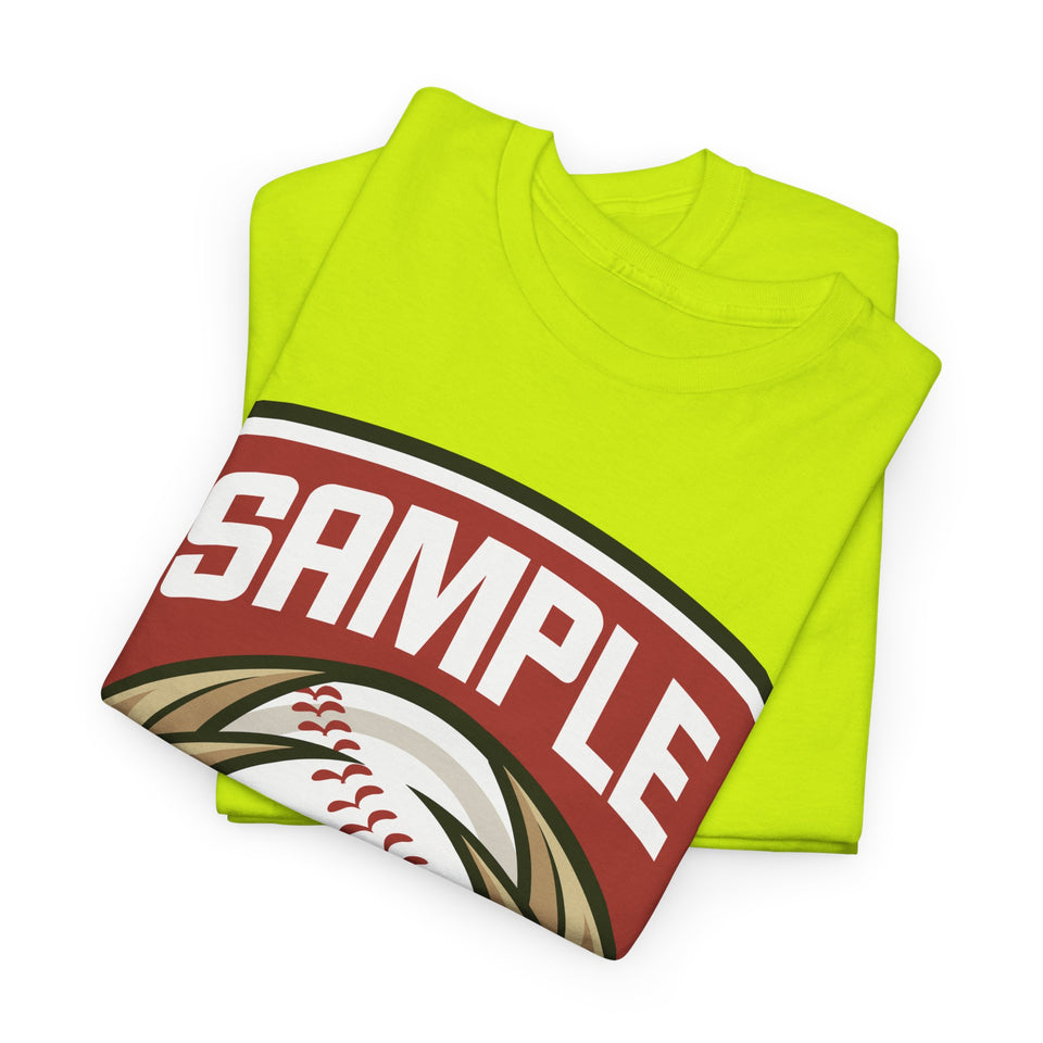 Unisex Heavy Cotton Tee - Eagle Baseball Graphic Design Shirt