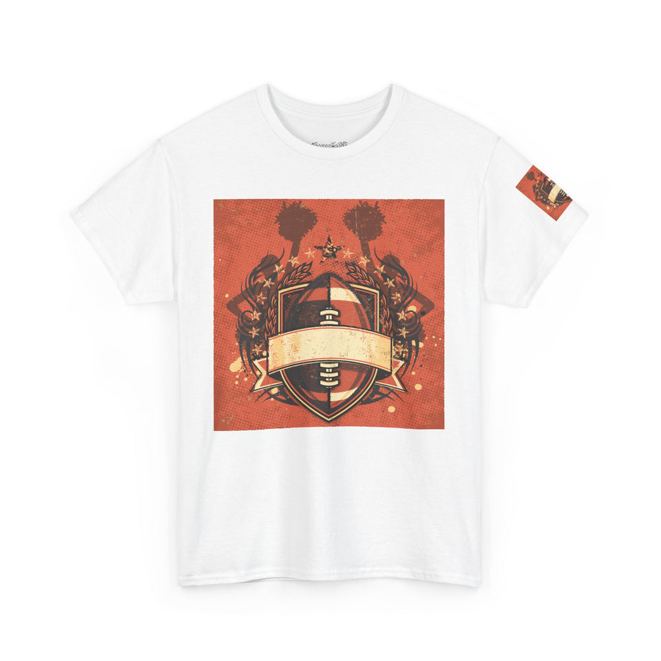 Football Lover Unisex Heavy Cotton Tee - Vintage Sports Design T-Shirt