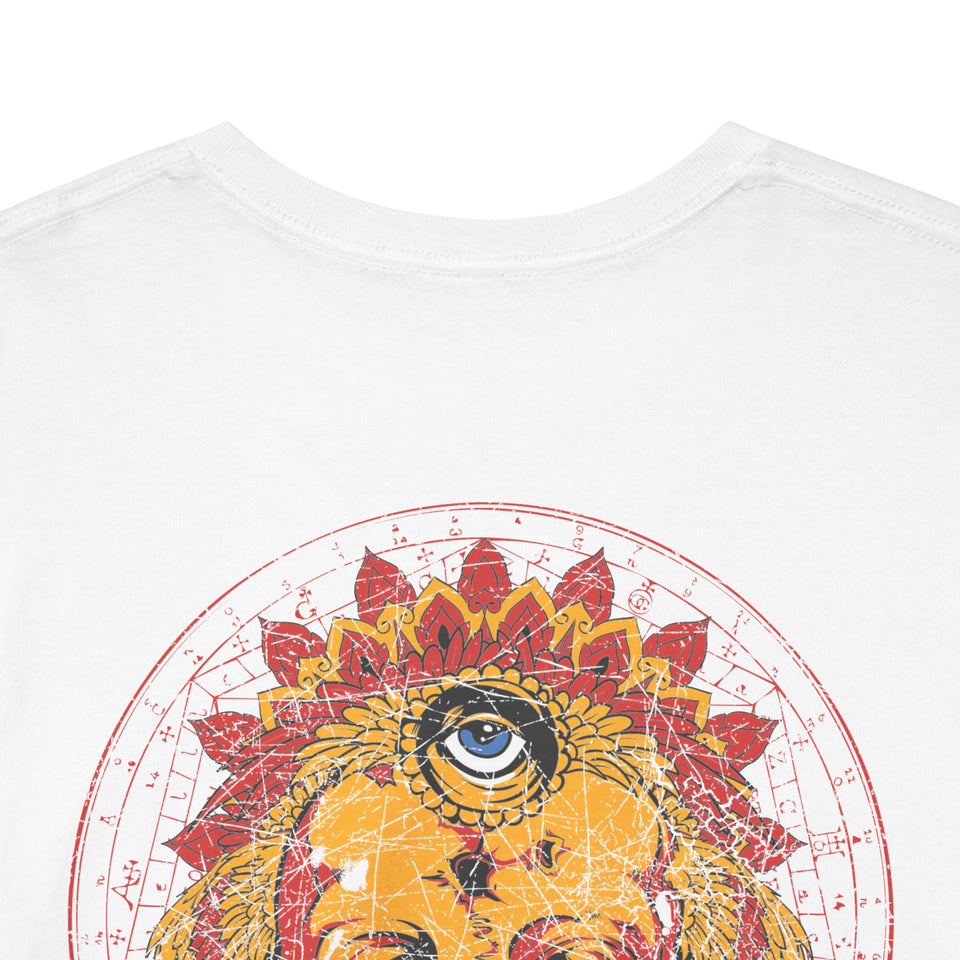 Vintage Skull Art Unisex Heavy Cotton Tee - Gothic Streetwear Fashion