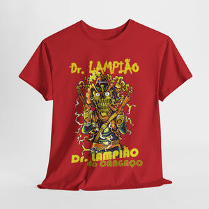 Dr. Lampião Unisex Heavy Cotton Tee | Bold Graphic Tee for Festivals & Everyday Wear