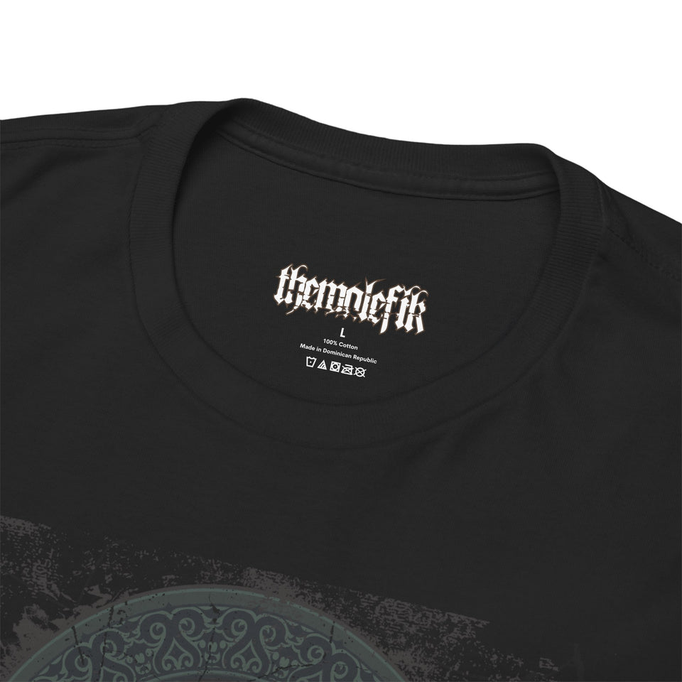 Edgy Graphic Tee - Skull & Warrior Design