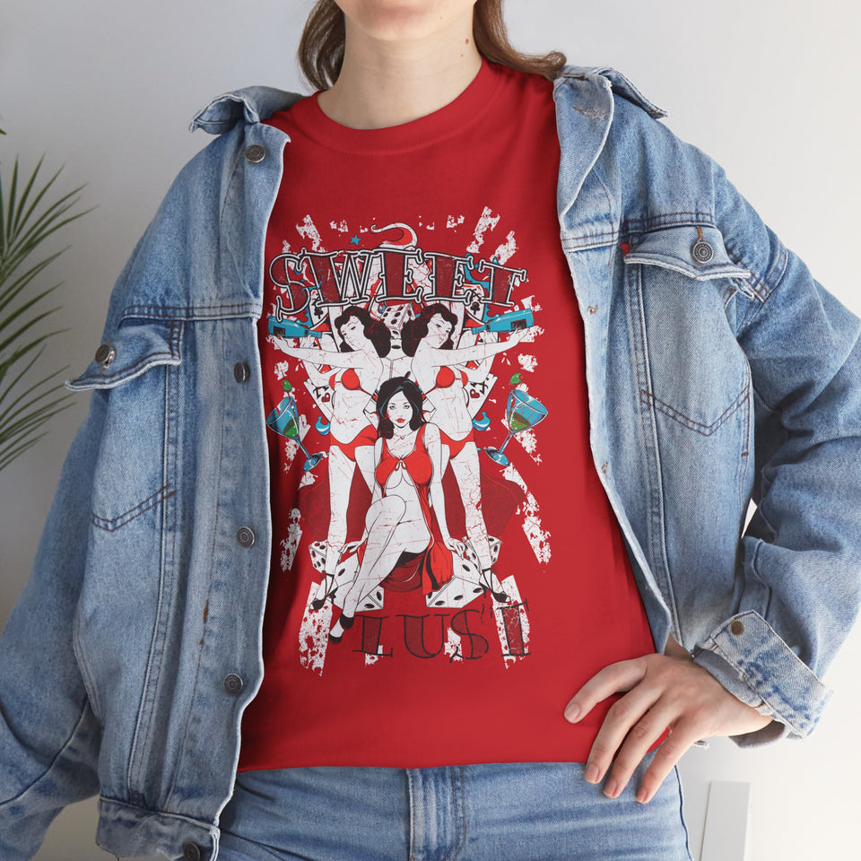 Vintage-Inspired Sweet Lust Unisex Heavy Cotton Tee