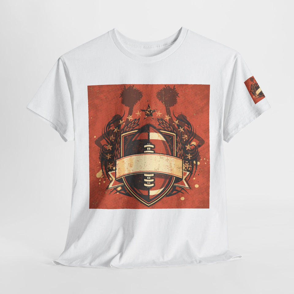 Football Lover Unisex Heavy Cotton Tee - Vintage Sports Design T-Shirt