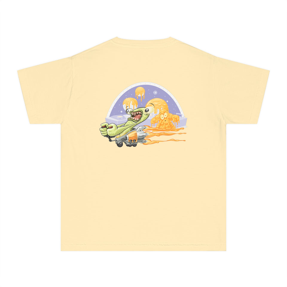 Youth Midweight Tee - Fun Dinosaur Graphic Tee for Kids