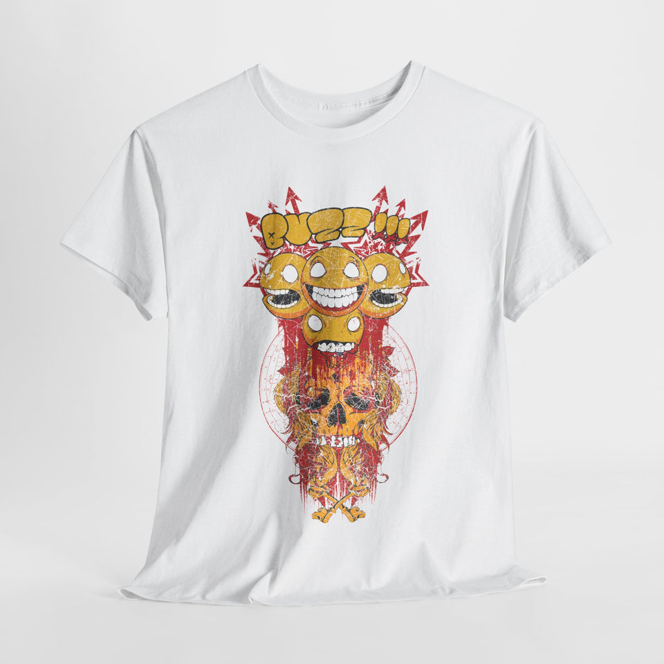 Unique Unisex Heavy Cotton Tee - Bold Graphic Art for Casual Style