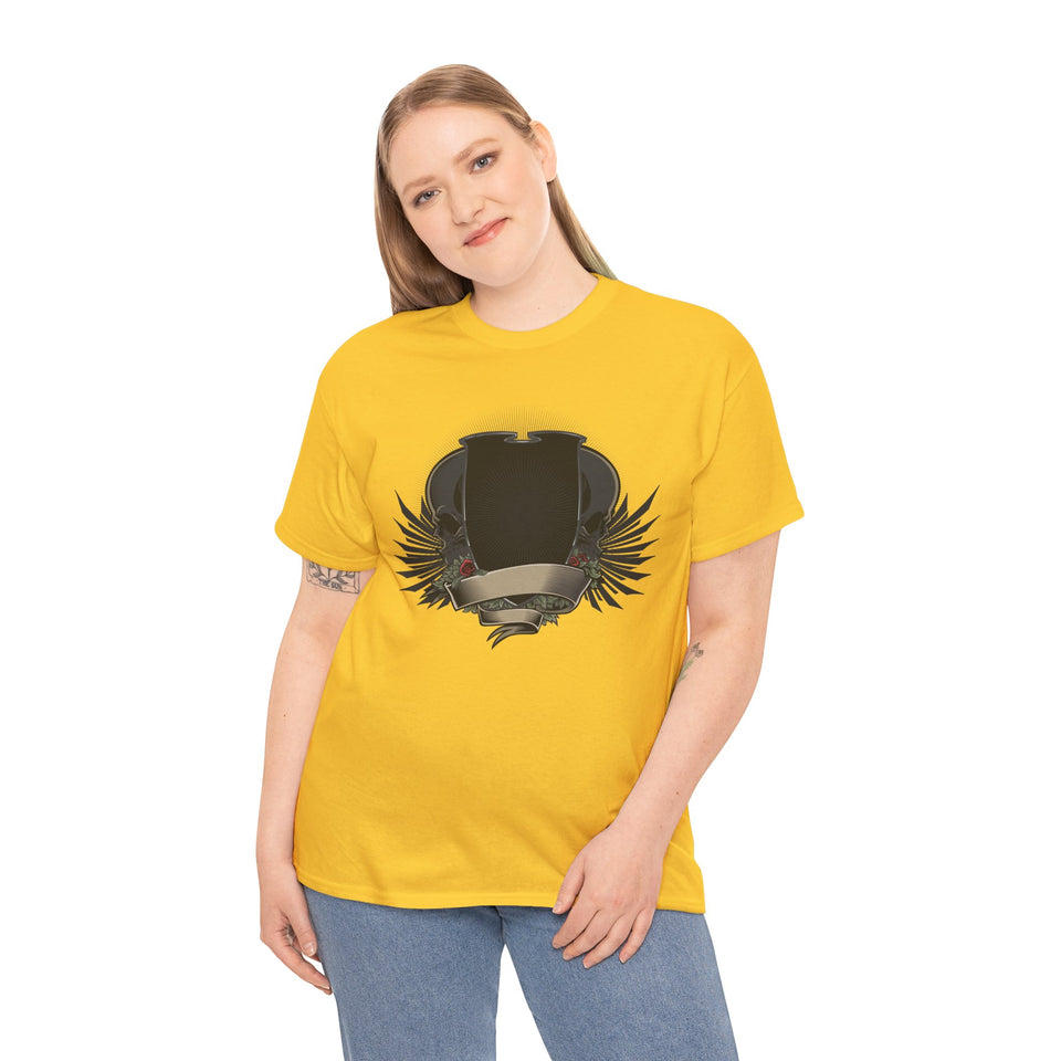 Vintage-Inspired Unisex Heavy Cotton Tee with Bold Graphic Design