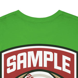 Unisex Heavy Cotton Tee - Eagle Baseball Graphic T-Shirt