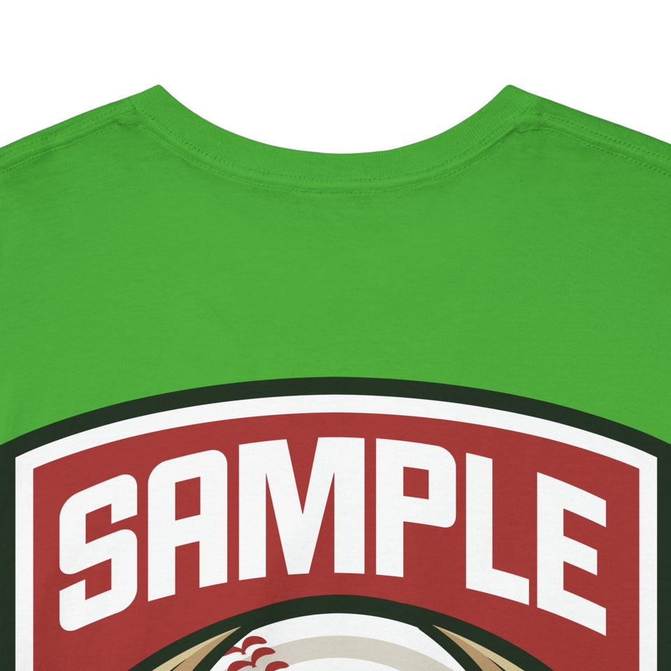 Unisex Heavy Cotton Tee - Eagle Baseball Graphic T-Shirt