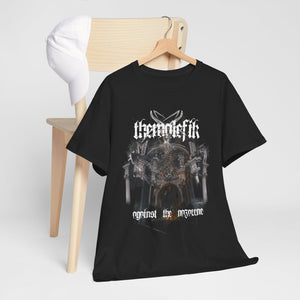ThemalefiK - 'Against the nazarene' Unisex Heavy Cotton Tee Graphic Tee for Music Lovers