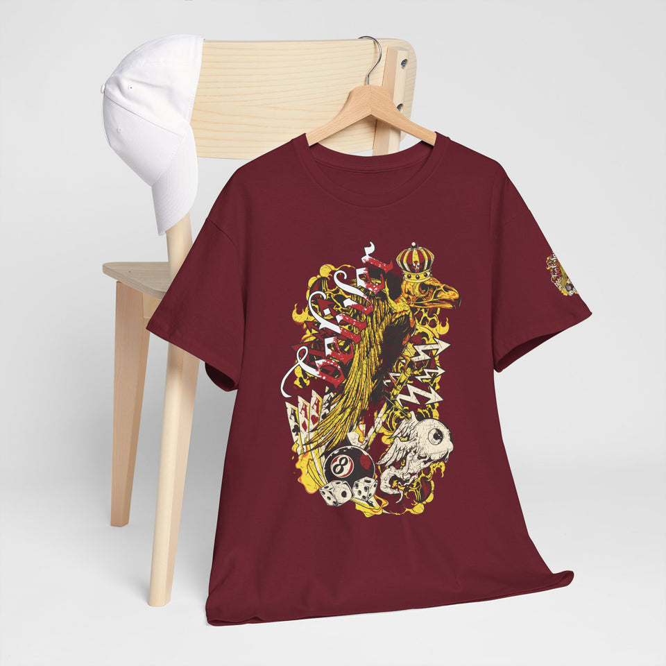 Unisex Heavy Cotton Tee - Vintage Art Graphic T-Shirt