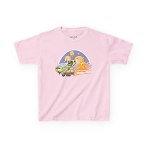 Kids Fun Adventure Tee - Cute Airplane and Monster Design