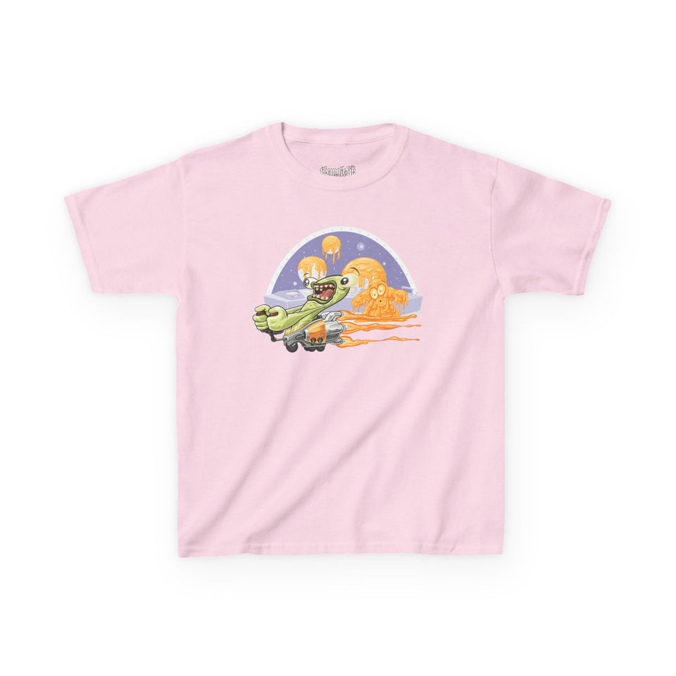 Kids Fun Adventure Tee - Cute Airplane and Monster Design