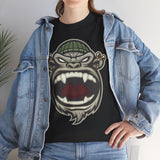 Unisex Heavy Cotton Tee - Fierce Gorilla Graphic T-Shirt