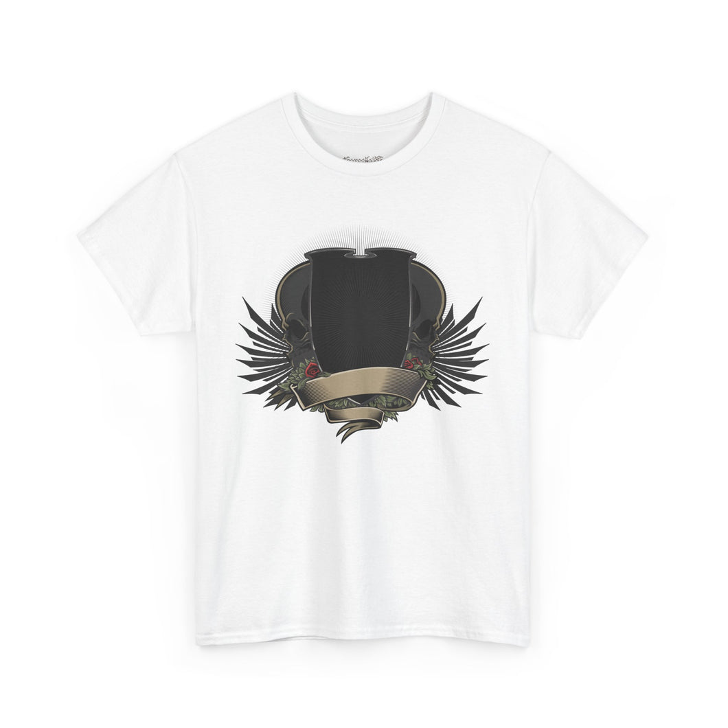 Vintage-Inspired Unisex Heavy Cotton Tee with Bold Graphic Design