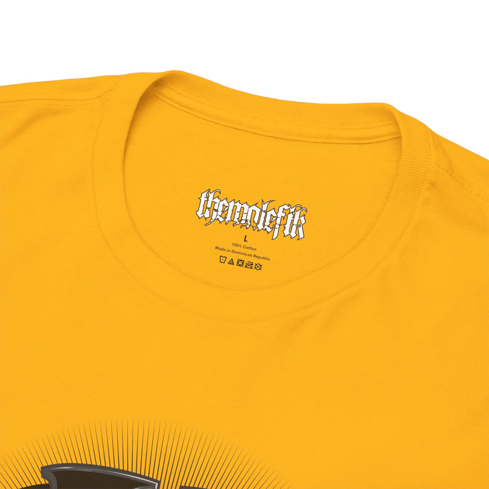Vintage-Inspired Unisex Heavy Cotton Tee with Bold Graphic Design