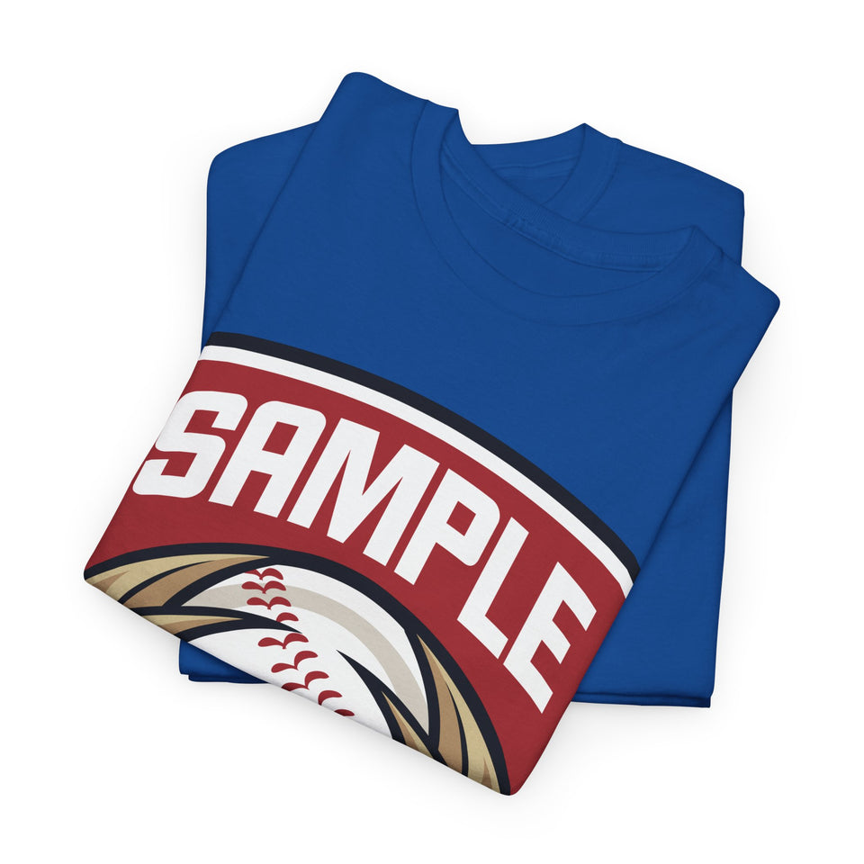 Unisex Heavy Cotton Tee - Eagle Baseball Graphic Design Shirt
