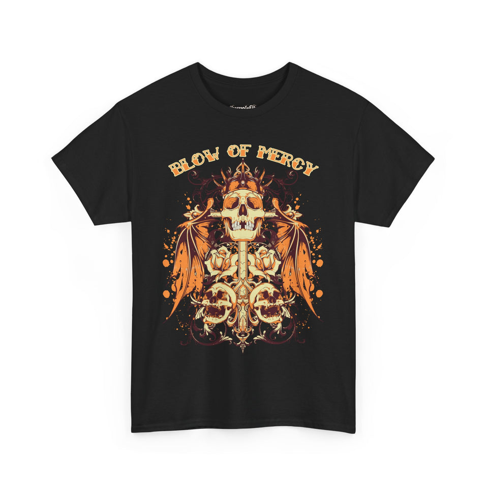 Skull Wings Graphic Tee - Blow of Mercy Design